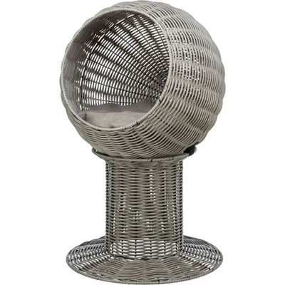 TRIXIE Outdoor Katzenhöhle Amalia aus Polyrattan, rund