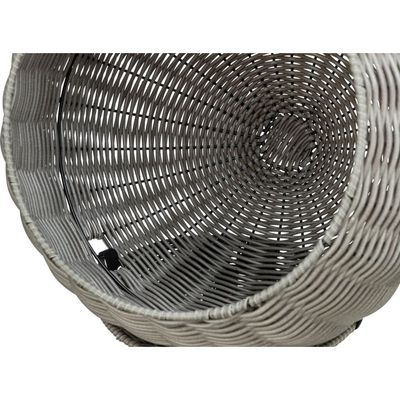 TRIXIE Outdoor Katzenhöhle Amalia aus Polyrattan, rund