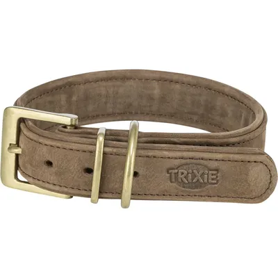 TRIXIE Pure Halsband, Leder extra breit TRIXIE Pure Halsband, Leder extra breit