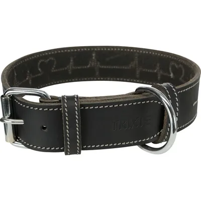 TRIXIE Rustic Fettleder-Halsband Heartbeat TRIXIE Rustic Fettleder-Halsband Heartbeat