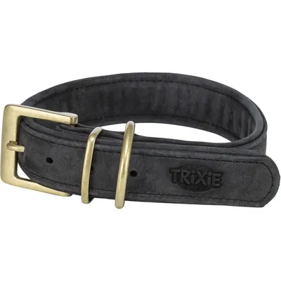 TRIXIE Pure Halsband, Leder extra breit TRIXIE Pure Halsband, Leder extra breit