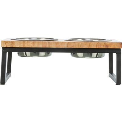 TRIXIE Napf-Set, Holz/Metall