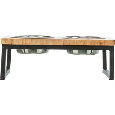TRIXIE Napf-Set, Holz/Metall