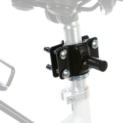 TRIXIE Ersatzhalter für Sattelstange für Biker-Set Fahrradhalterung