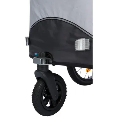 TRIXIE Jogger-Frontrad für grauen Hundefahrradanhänger TRIXIE Jogger-Frontrad für grauen Hundefahrradanhänger