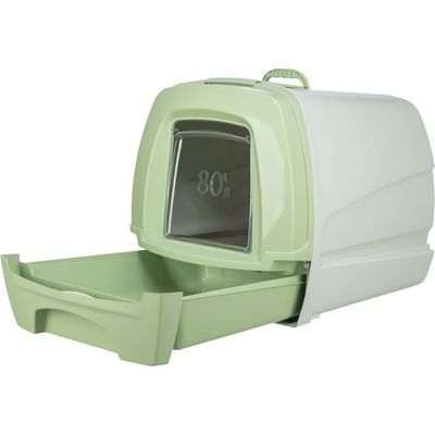 TRIXIE Katzentoilette EasyDraw mit Schublade und Aktivkohlefilter