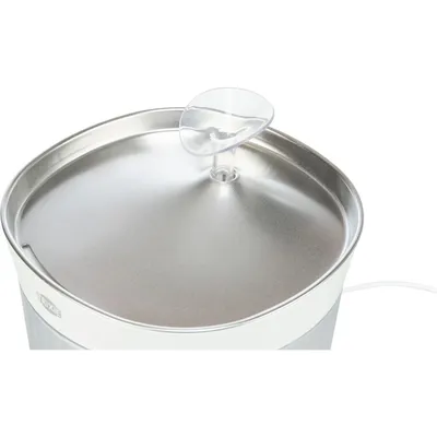 TRIXIE Aqua Clear runder Trinkbrunnen für Hunde mit Edelstahltrinkschale TRIXIE Aqua Clear runder Trinkbrunnen für Hunde mit Edelstahltrinkschale