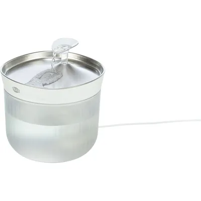 TRIXIE Aqua Clear runder Trinkbrunnen für Hunde mit Edelstahltrinkschale TRIXIE Aqua Clear runder Trinkbrunnen für Hunde mit Edelstahltrinkschale