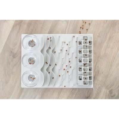 TRIXIE Intelligenzspiel "Fun Board XXL" mit 5 Spielmodulen für große Katzen
