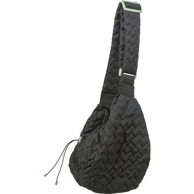 TRIXIE Gesteppte Cross-Body Hundetragetasche Mavie mit Kordelzug