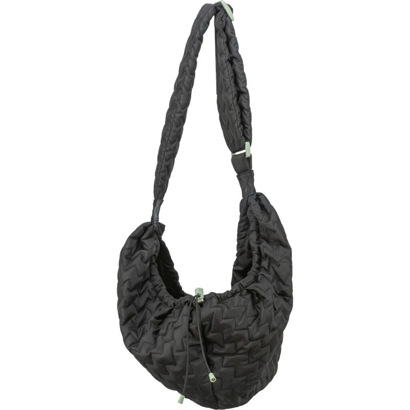 TRIXIE Gesteppte Crossbody Hundetragetasche Mavie mit Kordelzug