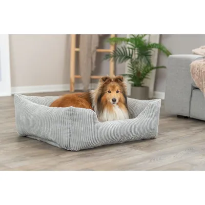 TRIXIE Orthopädisches Cord-Bett für Hunde und Katzen, Memory-Foam TRIXIE Orthopädisches Cord-Bett für Hunde und Katzen, Memory-Foam