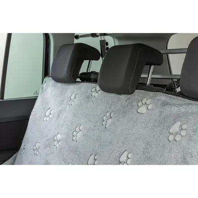 TRIXIE Autoschondecke mit Pfotenmuster und Elastikgurten gegen Verrutschen TRIXIE Autoschondecke mit Pfotenmuster und Elastikgurten gegen Verrutschen