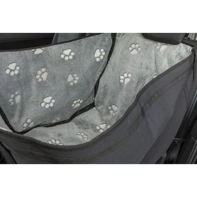 TRIXIE Autoschondecke mit Pfotenmuster, hohe Seiten für die halbe Rückbank TRIXIE Autoschondecke mit Pfotenmuster, hohe Seiten für die halbe Rückbank