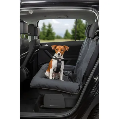 TRIXIE Hunde-Autokissen für Rückbank mit weichem Rand und Gurtdurchführung TRIXIE Hunde-Autokissen für Rückbank mit weichem Rand und Gurtdurchführung