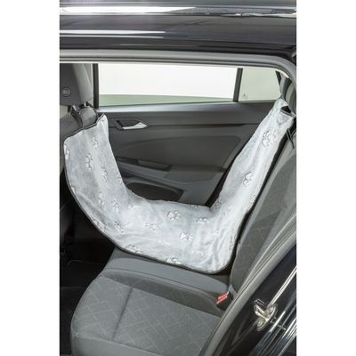 TRIXIE Autoschondecke mit Pfotenprint für Vorder- und Rücksitz