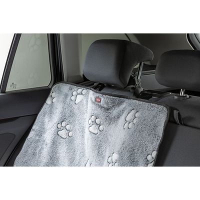 TRIXIE Autoschondecke mit Pfotenprint für Vorder- und Rücksitz