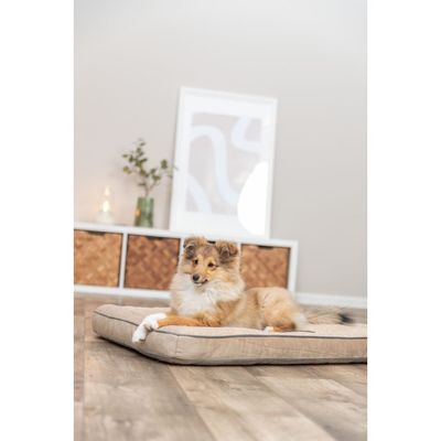 TRIXIE Hundekissen Liano mit Liegefläche aus robustem Webstoff, Samt-Kante