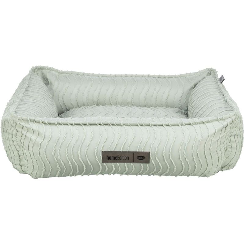 TRIXIE Hundebett Marley Wave mit Rand und Wellenoptik