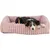 TRIXIE Eckiges Hundebett Lonni aus Plüsch mit Rand in Breitcord-Optik TRIXIE Eckiges Hundebett Lonni aus Plüsch mit Rand in Breitcord-Optik