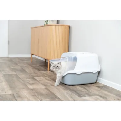 TRIXIE Katzentoilette Vico Open Top, mit Haube