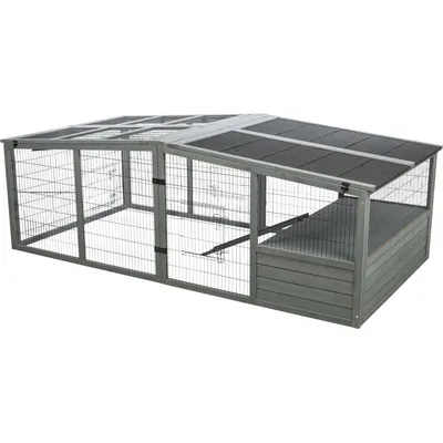 TRIXIE Freilaufgehege XL mit Abdeckung