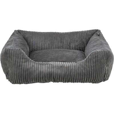 TRIXIE Orthopädisches Cord-Bett für Hunde und Katzen, Memory-Foam