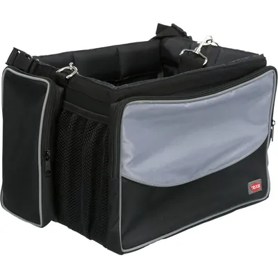 TRIXIE Hundefahrradkorb Front-Box mit Außentaschen und Schultergurt TRIXIE Hundefahrradkorb Front-Box mit Außentaschen und Schultergurt