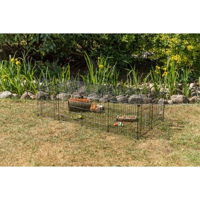 TRIXIE Freilaufgehege aus Metall für Meerschweinchen und Kaninchen