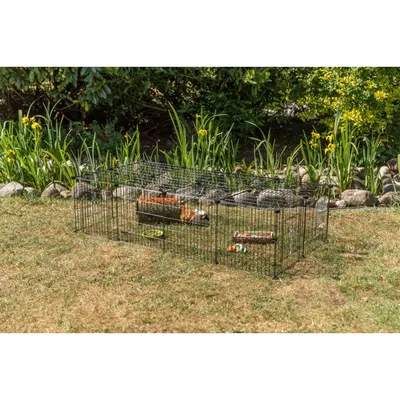 TRIXIE Freilaufgehege aus Metall für Meerschweinchen und Kaninchen TRIXIE Freilaufgehege aus Metall für Meerschweinchen und Kaninchen