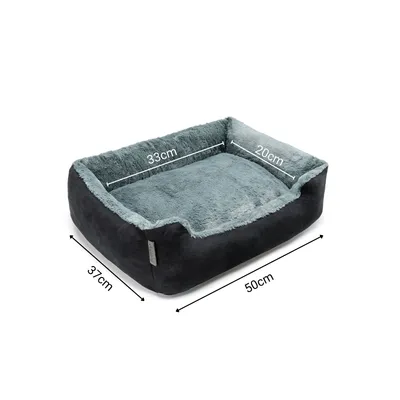 lionto Katzenbett mit Wendekissen, niedrigem Einstieg & rutschfestem Boden lionto Katzenbett mit Wendekissen, niedrigem Einstieg & rutschfestem Boden
