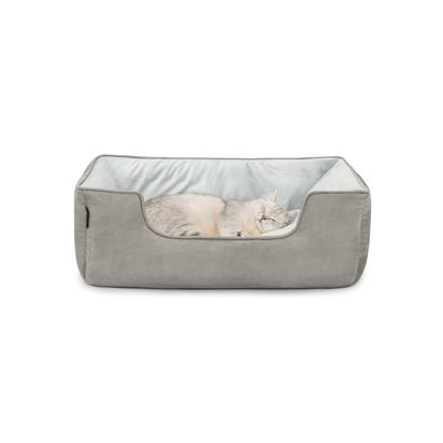 lionto 2-in-1 Katzenbett, wendbar, weich und pflegeleicht