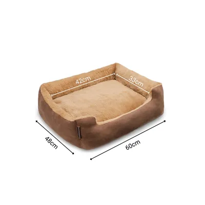 lionto Katzenbett mit Wendekissen, niedrigem Einstieg & rutschfestem Boden lionto Katzenbett mit Wendekissen, niedrigem Einstieg & rutschfestem Boden