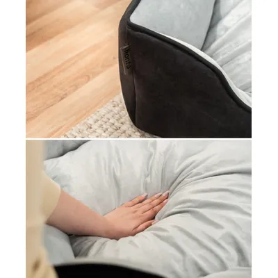 lionto 2-in-1 Katzenbett, wendbar, weich und pflegeleicht lionto 2-in-1 Katzenbett, wendbar, weich und pflegeleicht