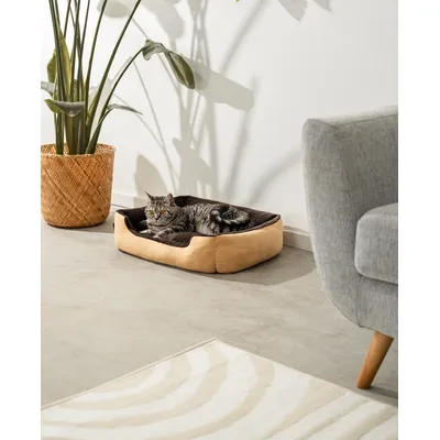 lionto Katzenbett mit Wendekissen, niedrigem Einstieg & rutschfestem Boden lionto Katzenbett mit Wendekissen, niedrigem Einstieg & rutschfestem Boden