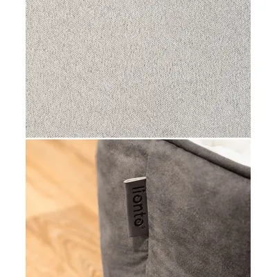 lionto 2-in-1 Katzenbett, wendbar, weich und pflegeleicht