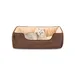 lionto 2-in-1 Katzenbett, wendbar, weich und pflegeleicht