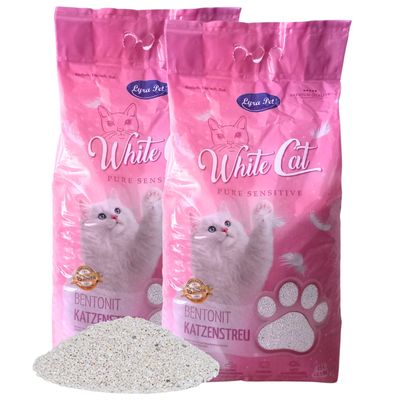 Lyra Pet® White Cat® Pure Sensitive Katzenstreu Bentonit