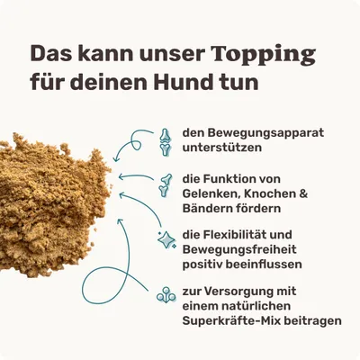 mammaly - Active Hips® Futtertopping - Gelenk-Pulver für Hunde