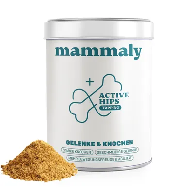 mammaly - Active Hips® Futtertopping - Gelenk-Pulver für Hunde