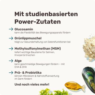 mammaly - Active Hips® Futtertopping - Gelenk-Pulver für Hunde