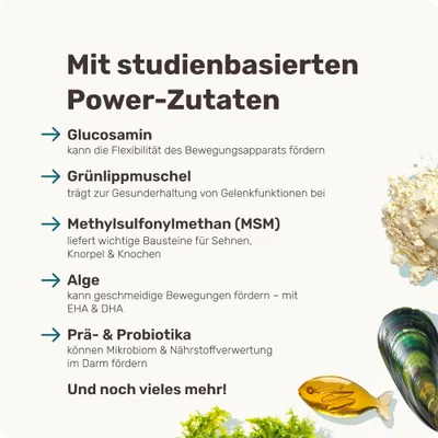 mammaly - Active Hips® Futtertopping - Gelenk-Pulver für Hunde