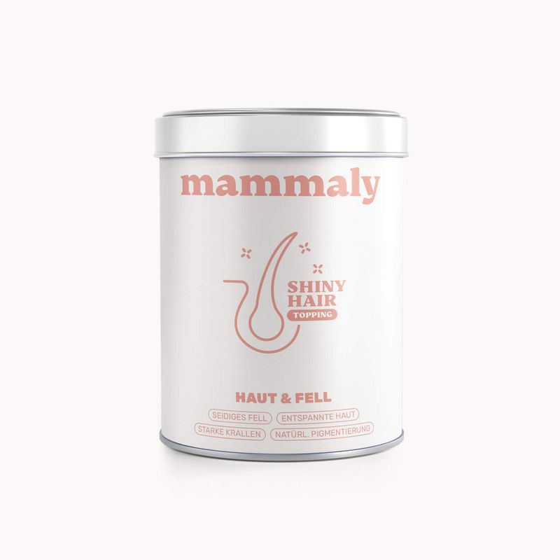 mammaly - Shiny Hair® Futtertopping - Haut- und Fell-Pulver für Hunde