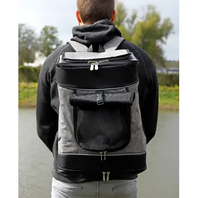 lionto Katzenrucksack wasserabweisend mit Mesh und Regenschutz lionto Katzenrucksack wasserabweisend mit Mesh und Regenschutz