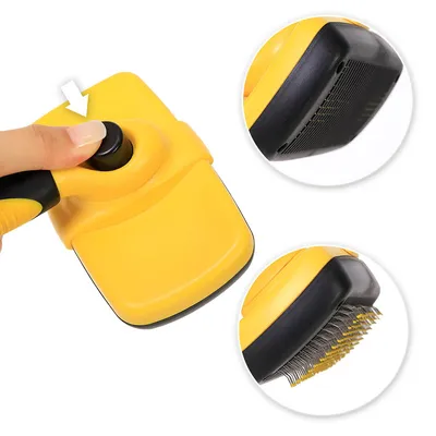 lionto brosse pour chien autonettoyante avec picots en inox lionto brosse pour chien autonettoyante avec picots en inox
