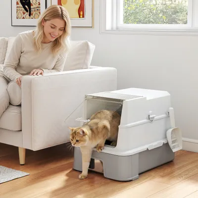 PawHut Katzentoilette