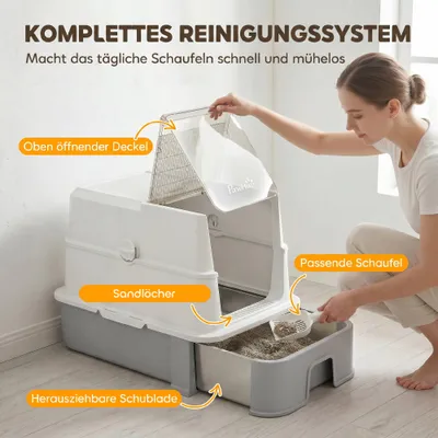 PawHut Katzentoilette