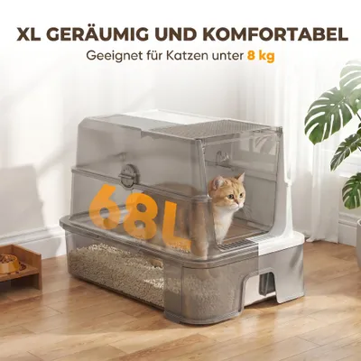 PawHut Katzentoilette