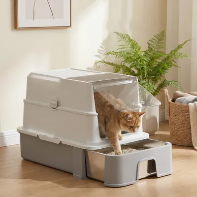 PawHut Katzentoilette