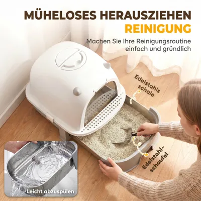 PawHut Katzentoilette